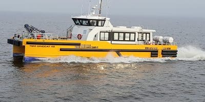 [News from the works] The TSM WINDCAT 49 arrives on site